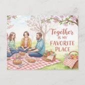 Postkarte zum Internationalen Freundschaftstag (Vorderseite)