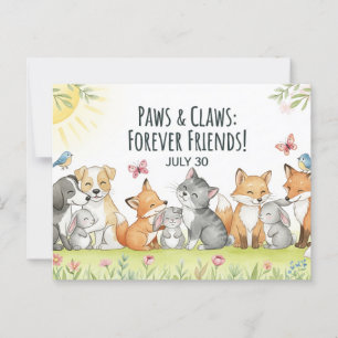 Postkarte zum Internationalen Freundschaftstag