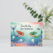 Postkarte zum Internationalen Freundschaftstag (Stehend Vorderseite)