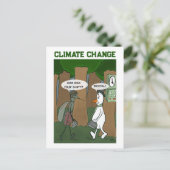 Postkarte zum Klimawandel (Stehend Vorderseite)