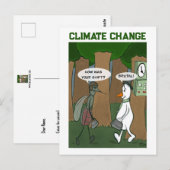 Postkarte zum Klimawandel (Vorne/Hinten)
