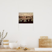 Postkarte zum Kreml, Moskau Poster (Küche)