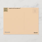 Postkarte zum Lesen Spaß (Rückseite)