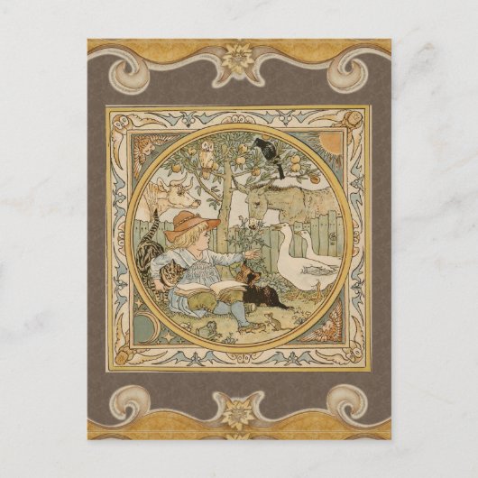 Postkarte zum Lesen Spaß (Vorderseite)