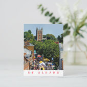 Postkarte zum Markt von St Albans (Stehend Vorderseite)