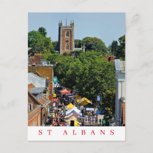 Postkarte zum Markt von St Albans