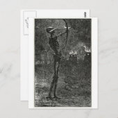 Postkarte zum Tod Death Arrows (Vorne/Hinten)