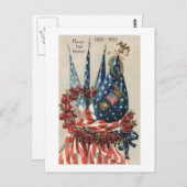 Postkarte zum Vintagen Gedenktag (Vorne/Hinten)