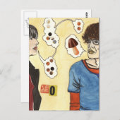 Postkarte zur Arzneimittelkultur (Vorne/Hinten)