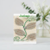 Postkarte zur Leukämie (Stehend Vorderseite)