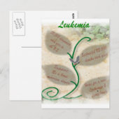 Postkarte zur Leukämie (Vorne/Hinten)