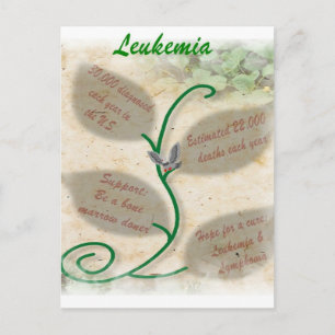 Postkarte zur Leukämie