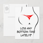 Postkarte zur unteren Zeit (Vorne/Hinten)