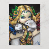 Postkarte "Zwei Fee Frettchen" (Vorderseite)