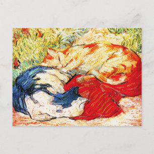 Postkarte: zwei Katzen Postkarte