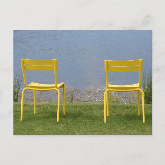 Postkarte: Zwei Stühle Postkarte (Vorderseite)