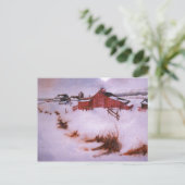 Postkarte "Zwischen Schnee" (Stehend Vorderseite)