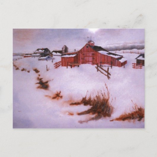 Postkarte "Zwischen Schnee" (Vorderseite)
