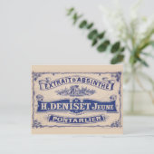 Postkarten-Absinth Deniset Postkarte (Stehend Vorderseite)