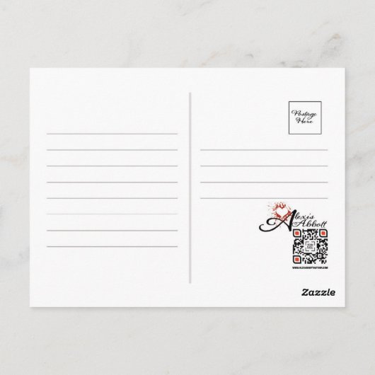 Postkarten Alexis Abbotts (Rückseite)