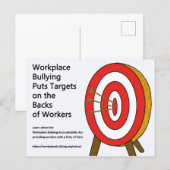 Postkarten-Arbeitsplatzziele Postkarte (Vorne/Hinten)