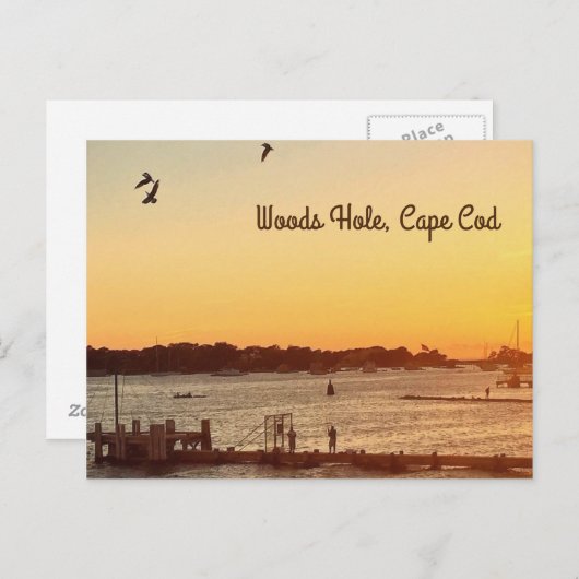 Postkarten aus Cape Cod (Holzloch) (Vorne/Hinten)