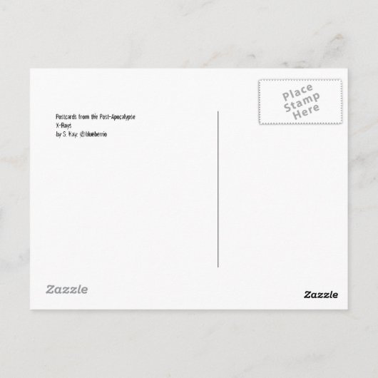 Postkarten aus der Post-Apokalypse #3 X-Rays (Rückseite)
