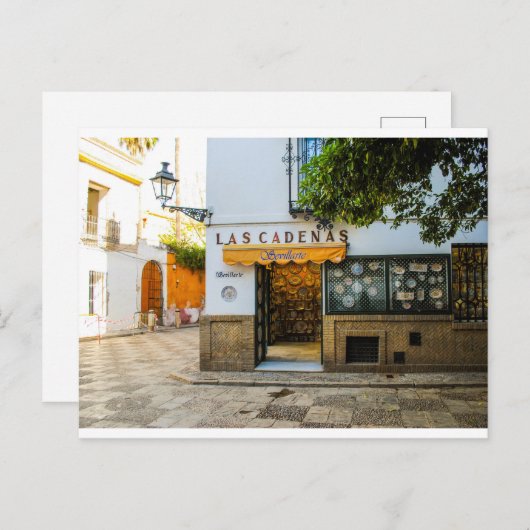 Postkarten aus der Welt - Sevilla, Spanien (Vorne/Hinten)