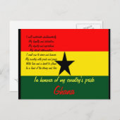 Postkarten aus Ghana (Vorne/Hinten)