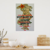 Postkarten aus Paris Poster (Küche)