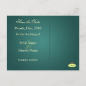 Postkarten aus Save the Date Foto, (Rückseite)