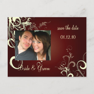 Postkarten aus Save the Date Foto,