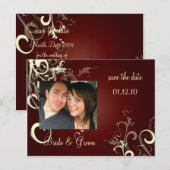 Postkarten aus Save the Date Foto, (Vorne/Hinten)