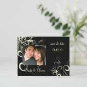 Postkarten aus Save the Date Foto, (Stehend Vorderseite)