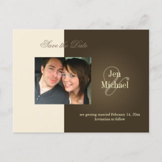 Postkarten aus Save the Date Foto,