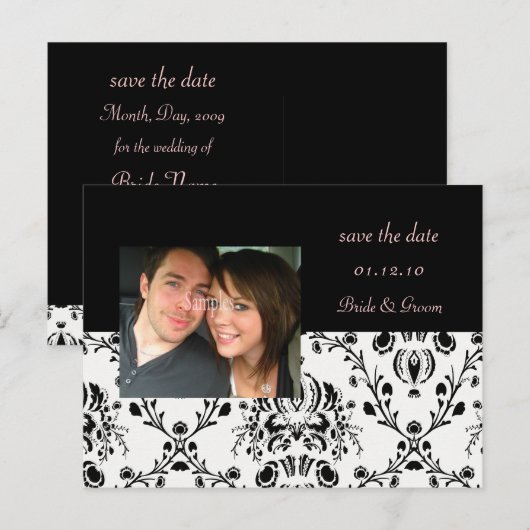 Postkarten aus Save the Date Foto, (Vorne/Hinten)