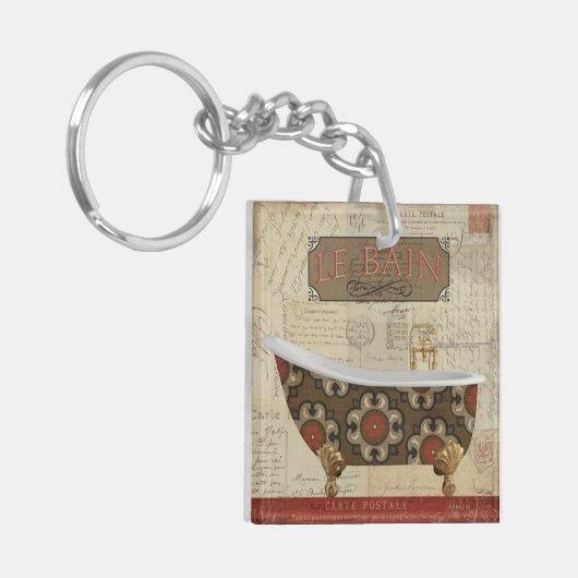 Postkarten-Bad Schlüsselanhänger (Vorderseite links)