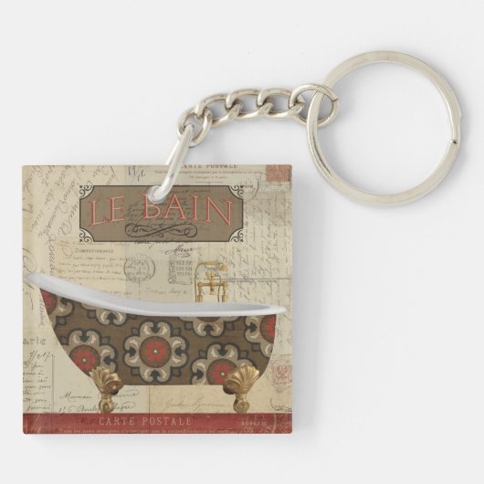 Postkarten-Bad Schlüsselanhänger (Rückseite)