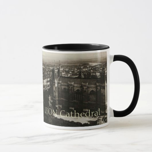 Postkarten-Basilika Lyons Frankreich von Fourviere Tasse (Rechts)