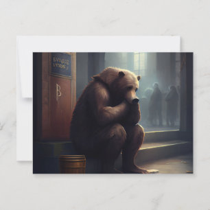 Postkarten bear Alleine