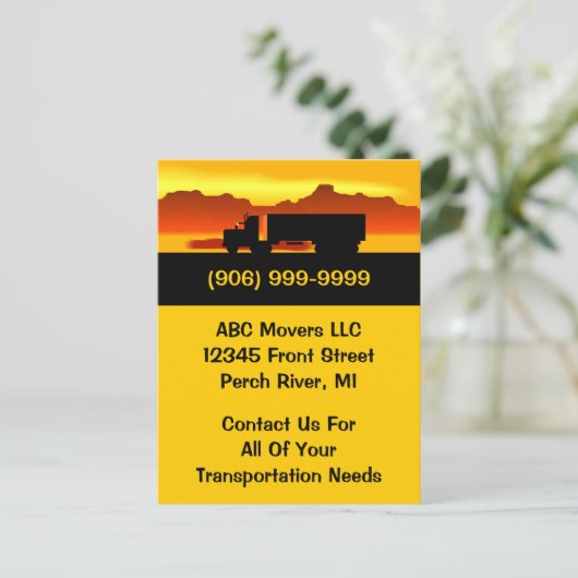 Postkarten-beweglicher Postkarte (Stehend Vorderseite)