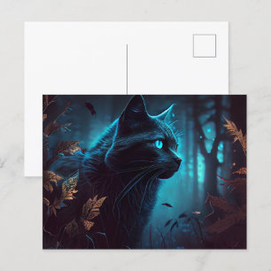 Postkarten Blaue Katze