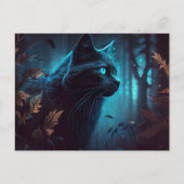 Postkarten Blaue Katze (Vorderseite)