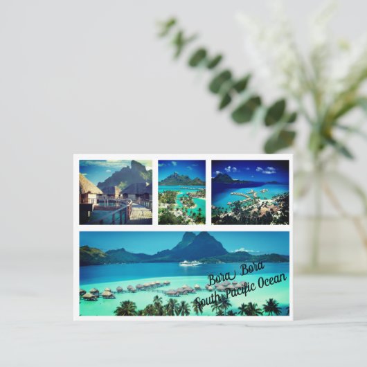Postkarten - Bora Bora Südpazifik (Stehend Vorderseite)