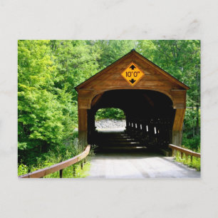 Postkarten-Brücken-New Hampshire Postkarte