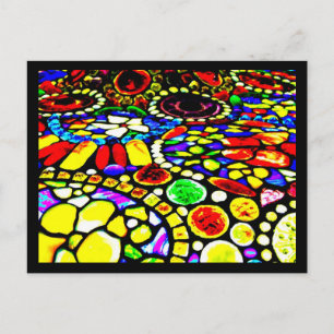 Postkarten-Buntglas-Louis Tiffany 17 Postkarte