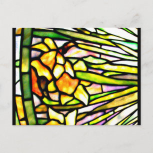 Postkarten-Buntglas-Louis Tiffany 7 Postkarte