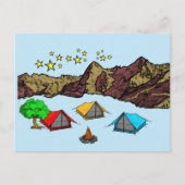 Postkarten Camping (Vorderseite)