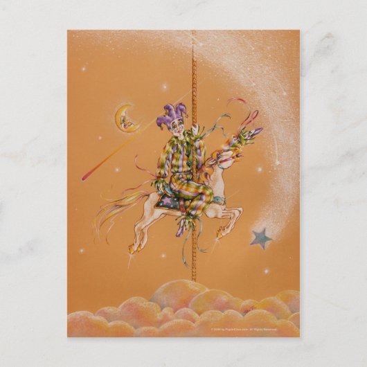 Postkarten - Carousel Jester (Vorderseite)