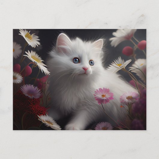 Postkarten Cat Fleur (Vorderseite)